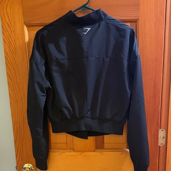 Gymshark Black Lightweight Bomber Jacket - Picture 3 of 3